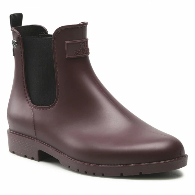 Elastic-sides Chelsea Boots XTI - 140391 Burgundy Dark Red 1 Elastic-sides Chelsea Boots XTI - 140391 Burgundy Dark Red