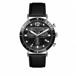 Men's Wristwatch TED BAKER - Mornig Chrono BKPMRS204 Black Black