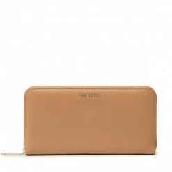 Women's Wallets Large Women's Wallet TED BAKER - Large Zip Around Purse 261375 Camel Brown
