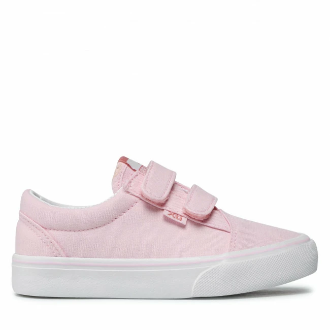 Velcro Plimsolls XTI - 57911 Nude Pink 2 Velcro Plimsolls XTI - 57911 Nude Pink - Image 2