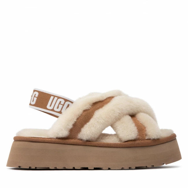 Slippers UGG - W Disco Cross Slide 1121550 Che Beige 2 Slippers UGG - W Disco Cross Slide 1121550 Che Beige - Image 2