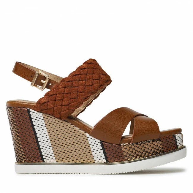 Wedges Sandals WRANGLER - Jeena WL21740A Cuoio 068 Brown 2 Wedges Sandals WRANGLER - Jeena WL21740A Cuoio 068 Brown - Image 2