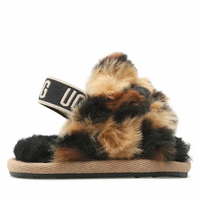 Slippers UGG - I Fluff Yeah Slide Spotty 1134955I Nat Brown 2 Slippers UGG - I Fluff Yeah Slide Spotty 1134955I Nat Brown - Image 2