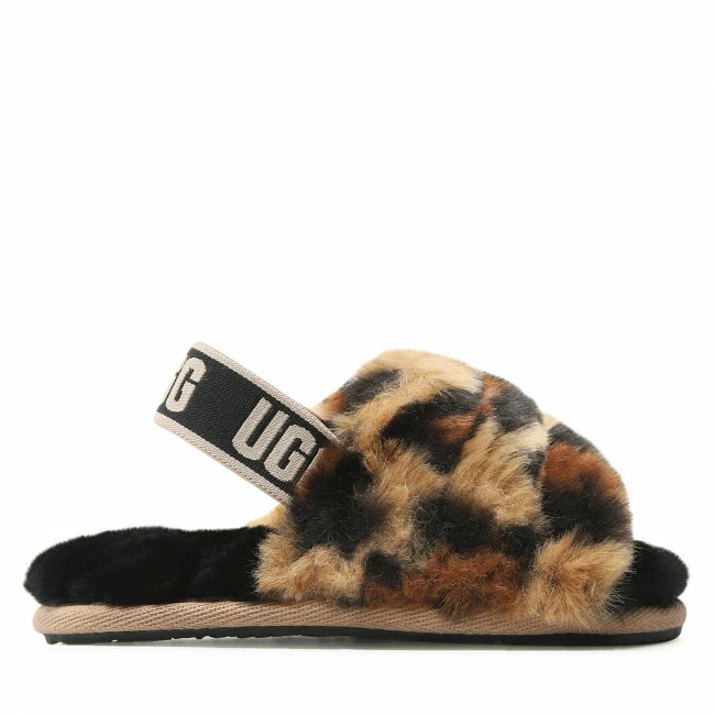 Slippers UGG - T Fluff Yeah Slide Spotty 1134955T Nat Brown 2 Slippers UGG - T Fluff Yeah Slide Spotty 1134955T Nat Brown - Image 2