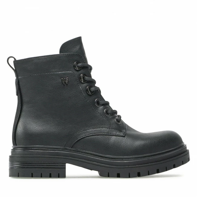 Ankle Boots WRANGLER - Courtney Lace WL22612A Black 062 Black 2 Ankle Boots WRANGLER - Courtney Lace WL22612A Black 062 Black - Image 2
