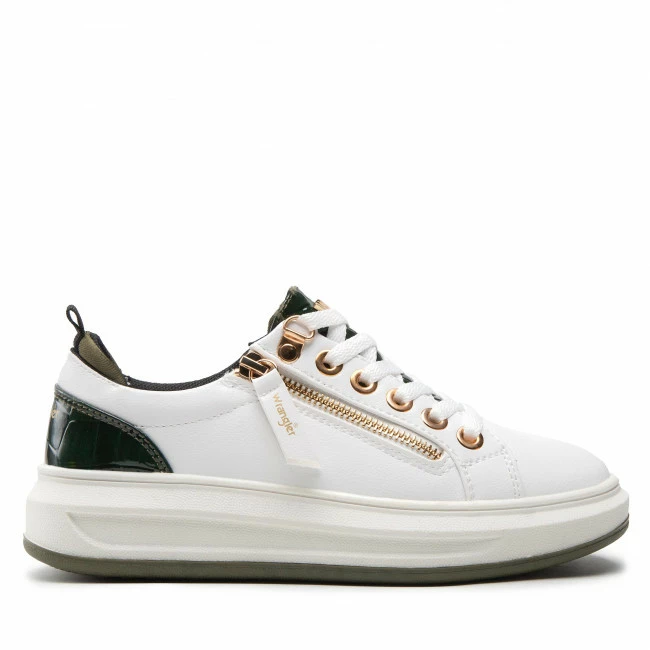 Sneakers Trainers WRANGLER - Jolin Zip WL22660A White/Military 742 White 2 Sneakers Trainers WRANGLER - Jolin Zip WL22660A White/Military 742 White - Image 2