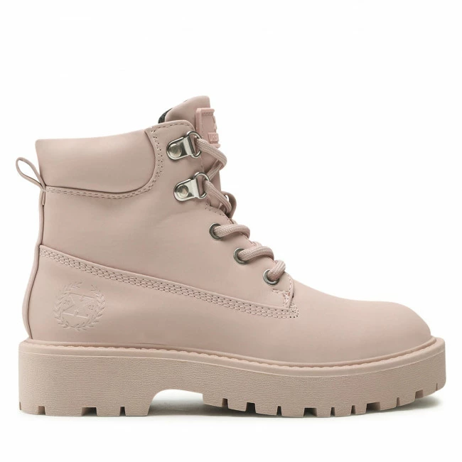 Trekker Boots Hiking Boots XTI - 150189 Nude Pink 2 Trekker Boots Hiking Boots XTI - 150189 Nude Pink - Image 2