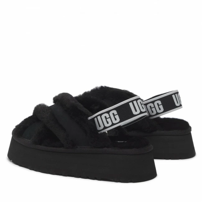 Slippers UGG - W Disco Cross Slide 1121550 Blk Black 3 Slippers UGG - W Disco Cross Slide 1121550 Blk Black - Image 3