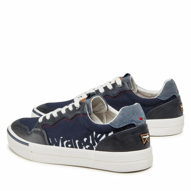 Plimsolls WRANGLER - Clay Basket WM21042A Navy 016 Navy Blue 3 Plimsolls WRANGLER - Clay Basket WM21042A Navy 016 Navy Blue - Image 3