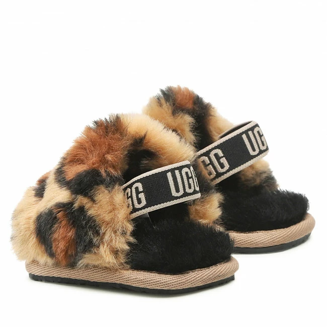 Slippers UGG - I Fluff Yeah Slide Spotty 1134955I Nat Brown 3 Slippers UGG - I Fluff Yeah Slide Spotty 1134955I Nat Brown - Image 3