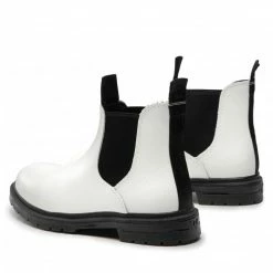 Elastic-sides Ankle Boots WRANGLER - Spike Chelsea WL22562A White/Black 371 White -Cheap Wojas Store 03 0000301510512 swa