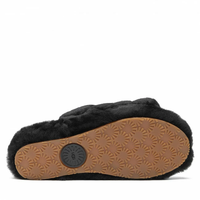 Slippers UGG - W Fluff Yeah Slide 1095119 W/Blk Black 4 Slippers UGG - W Fluff Yeah Slide 1095119 W/Blk Black - Image 4