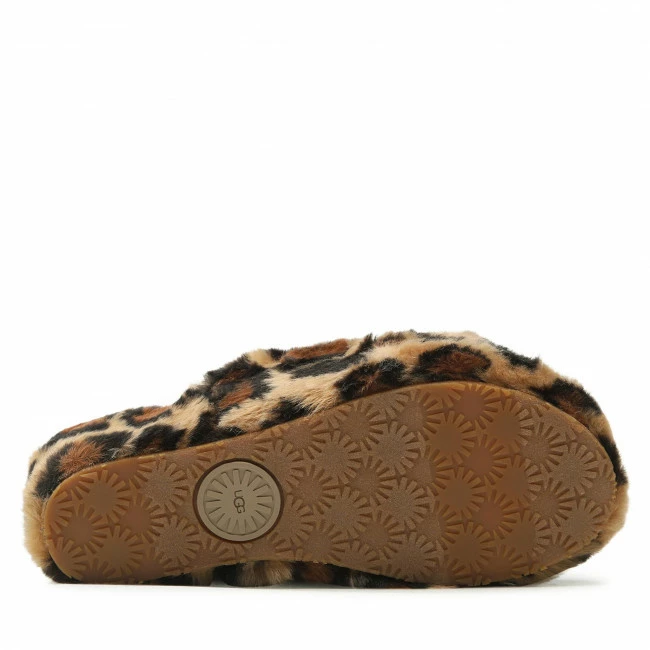 Slippers UGG - W Fluff Yeah Slide Spotty 1130883 Nat Brown 4 Slippers UGG - W Fluff Yeah Slide Spotty 1130883 Nat Brown - Image 4