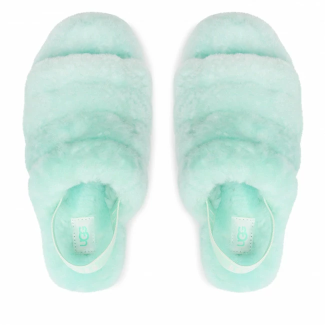 Slippers UGG - W Fluff Yeah Slide 1095119 Pemr Green 5 Slippers UGG - W Fluff Yeah Slide 1095119 Pemr Green - Image 5