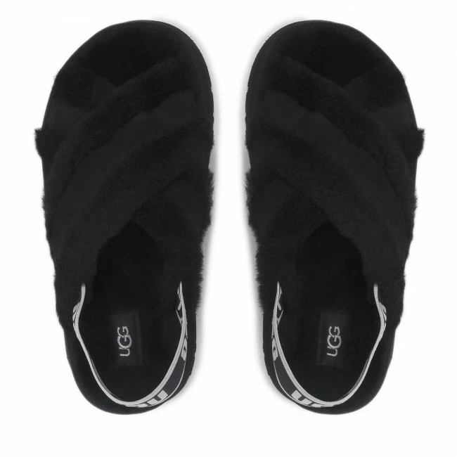 Slippers UGG - W Disco Cross Slide 1121550 Blk Black 5 Slippers UGG - W Disco Cross Slide 1121550 Blk Black - Image 5