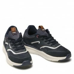 Sneakers Trainers WRANGLER - Pioneer City WM21112A Navy 016 Navy Blue -Cheap Wojas Store 05 0000300567654 rz