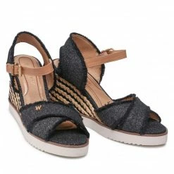 Espadrilles WRANGLER - Maiorca Cross WL21700A Black/Pewter 309 Black -Cheap Wojas Store 05 0000300568729 rz