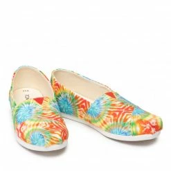 Flats Shoes TOMS - Alpargata 10017812 Fiesta Red Colourful, Green -Cheap Wojas Store 05 0000300610886 mg
