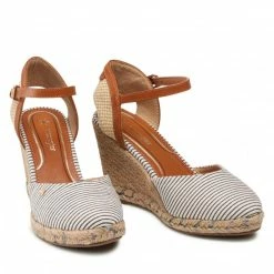 Espadrilles Espadryle WRANGLER - Brava WL21590A Mini Stripes 886 White, Colourful -Cheap Wojas Store 05 0000300679081 rz