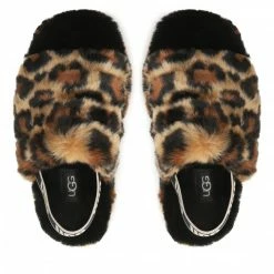 Unisex Slippers UGG - K Fluff Yeah Slide Spotty 1134954K Nat Brown -Cheap Wojas Store 05 0000301218401 rz