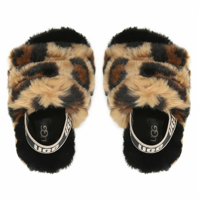 Slippers UGG - T Fluff Yeah Slide Spotty 1134955T Nat Brown 5 Slippers UGG - T Fluff Yeah Slide Spotty 1134955T Nat Brown - Image 5