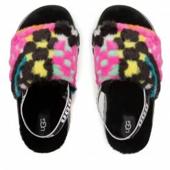 Wedges Sandals UGG - W Disco Checks Slid 1130877 Blkm Colourful -Cheap Wojas Store 05 0000301231615 kt