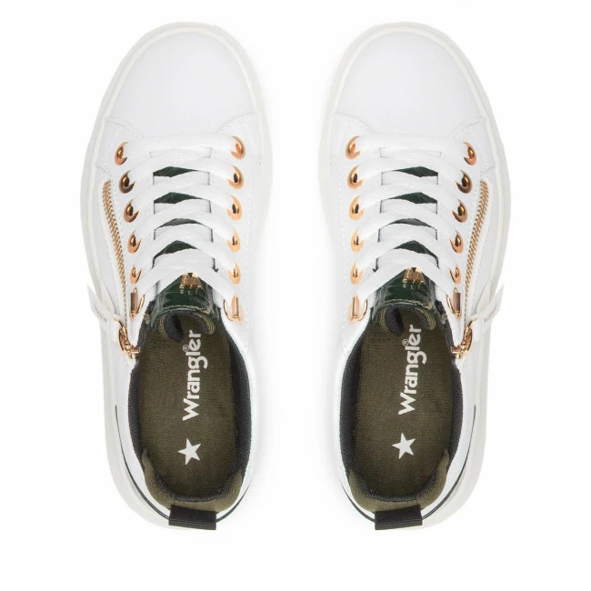 Sneakers Trainers WRANGLER - Jolin Zip WL22660A White/Military 742 White 5 Sneakers Trainers WRANGLER - Jolin Zip WL22660A White/Military 742 White - Image 5