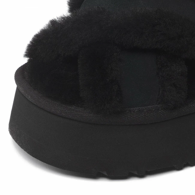 Slippers UGG - W Disco Cross Slide 1121550 Blk Black 6 Slippers UGG - W Disco Cross Slide 1121550 Blk Black - Image 6