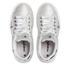 Sneakers Trainers WRANGLER - Jolin Lame' WL21552A Silver 004 Silver -Cheap Wojas Store 06 0000300568170 rz