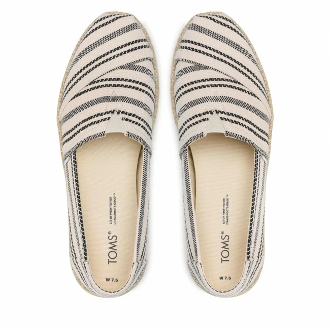 Espadrilles TOMS - Alpargata Rope 10017848 Natural Global Stripe Beige 6 Espadrilles TOMS - Alpargata Rope 10017848 Natural Global Stripe Beige - Image 6