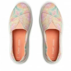 Flats Shoes TOMS - Alpargata Mallow 10017828 Candy Pink Tie Colourful, Pink -Cheap Wojas Store 06 0000300610916 mg