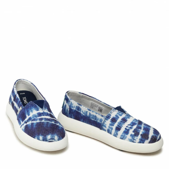 Flats Shoes TOMS - Alpargata Mallow 10017835 Navy Batik Tie/Dye Crochet Navy Blue 5 Flats Shoes TOMS - Alpargata Mallow 10017835 Navy Batik Tie/Dye Crochet Navy Blue - Image 5