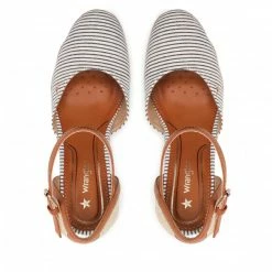 Espadrilles Espadryle WRANGLER - Brava WL21590A Mini Stripes 886 White, Colourful -Cheap Wojas Store 06 0000300679081 rz