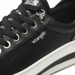 Sneakers Trainers WRANGLER - Jolin WL22661A Black 062 Black -Cheap Wojas Store 06 0000301512608 rz