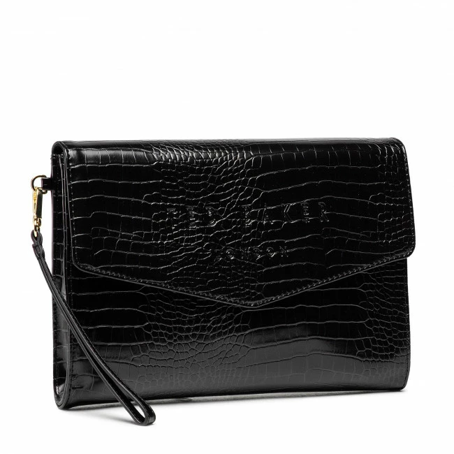 Evening Handbags Handbag TED BAKER - Crocey 253578 Black Black 2 Evening Handbags Handbag TED BAKER - Crocey 253578 Black Black - Image 2