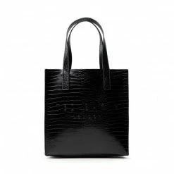 Classic Handbag TED BAKER - Reptcon 253519 Black Black